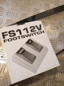 FS112V Footswitch - Ny fodkontakt